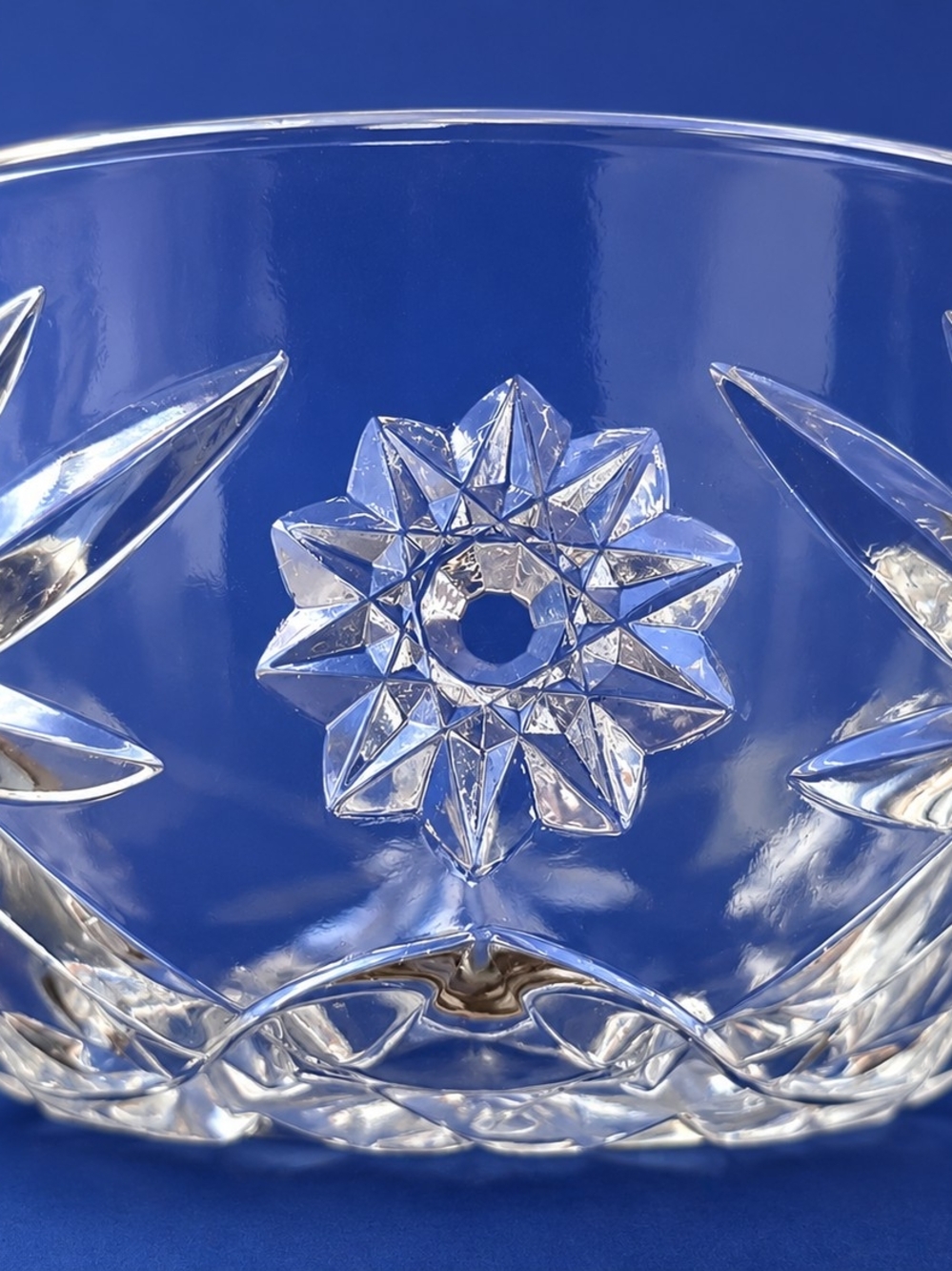Cut Crystal Serving Bowl - Clear